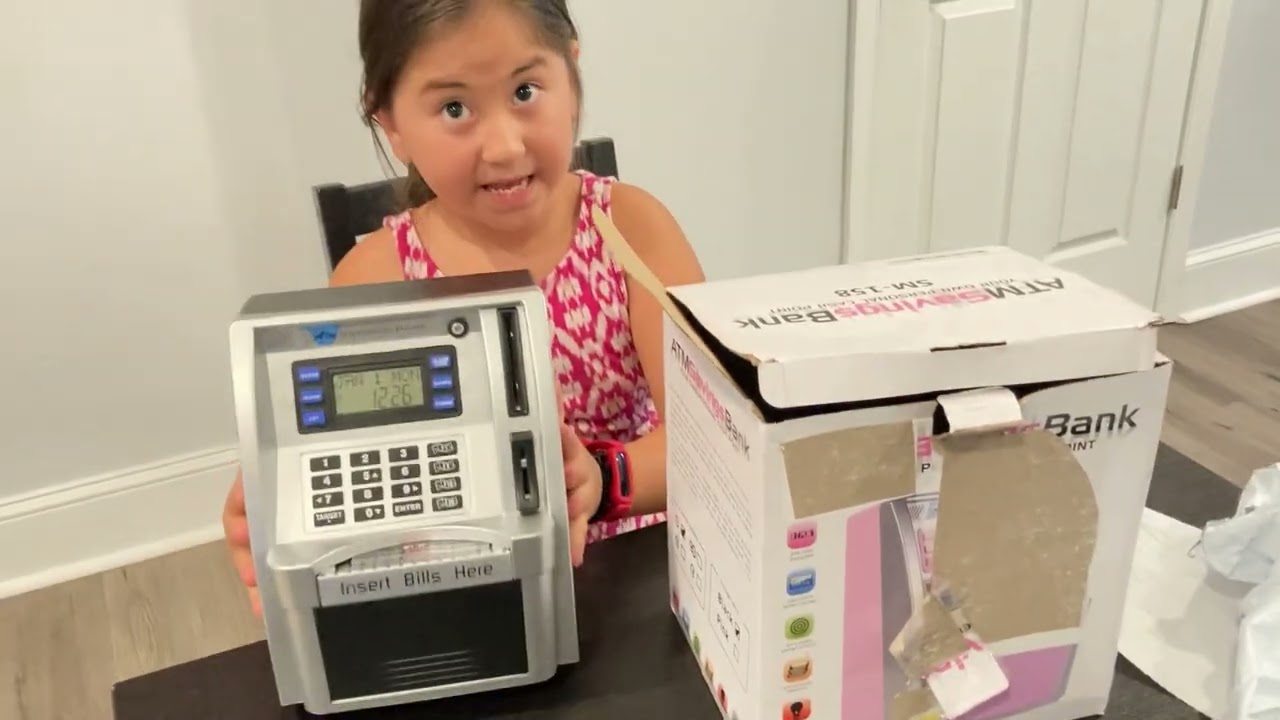 Kids ATM Unboxing and Review!