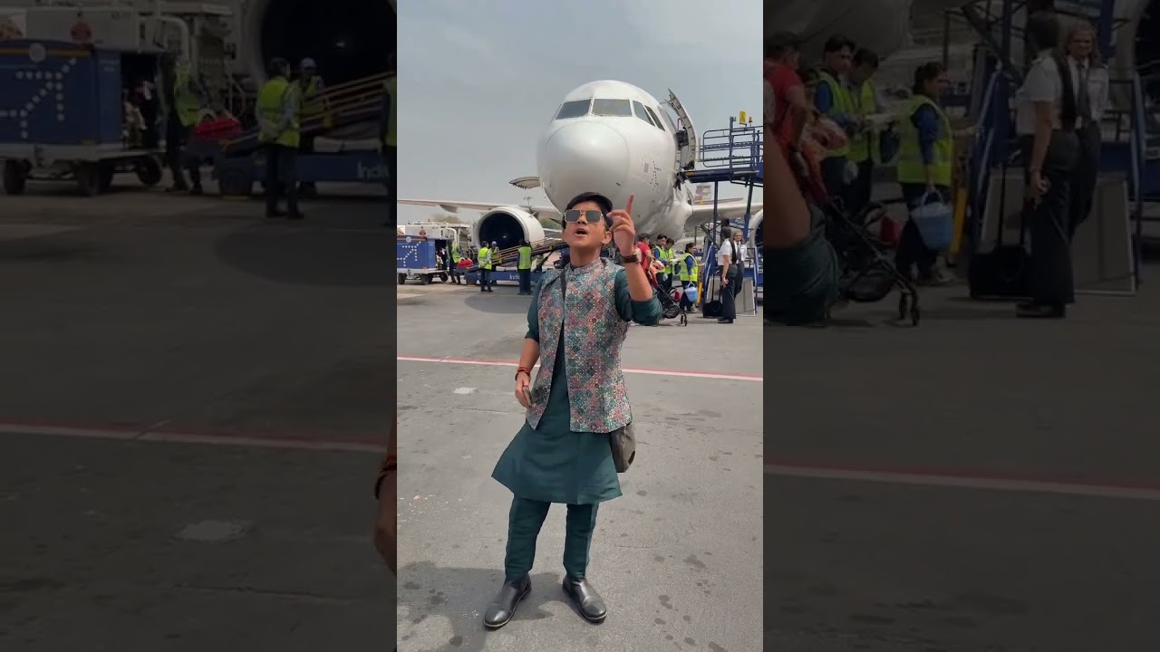 ✈️ Airport पर Aryan Babu का Swag 😎 | Public Reaction देखो! #dance #viral #viralvideo #shorts #love