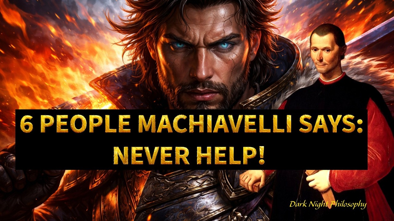 Don't Save These 6 Toxic People – Machiavelli's Brutal Truth