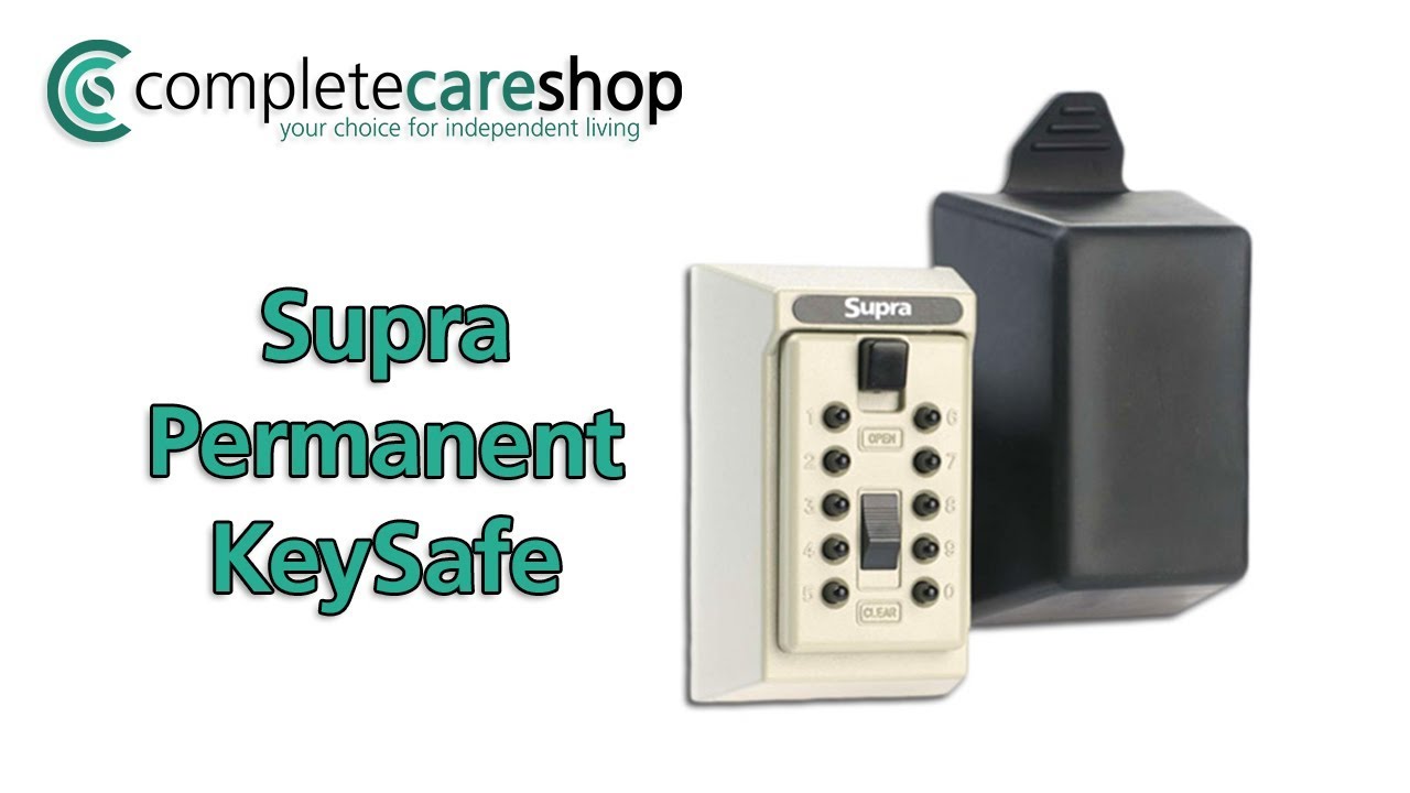 Supra Permanent KeySafe - No More Hiding Keys Under The Plant Pot