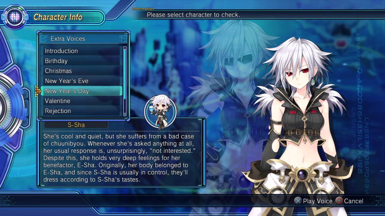Megadimension Neptunia VII S-Sha's Bonus English Voices