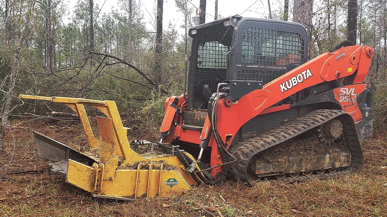 Diamond Mower Mulcher DESTROYS Everything!