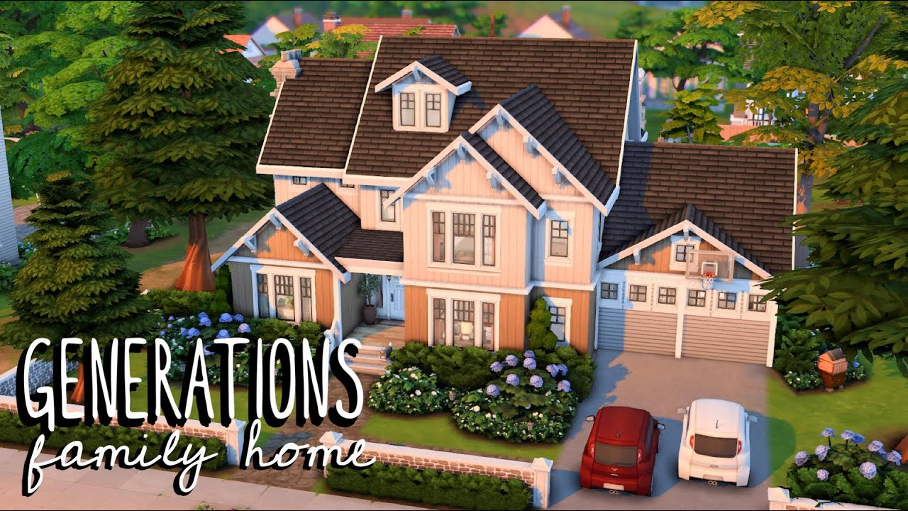 Generations Family Home 🏡 // Sims 4 Speed Build