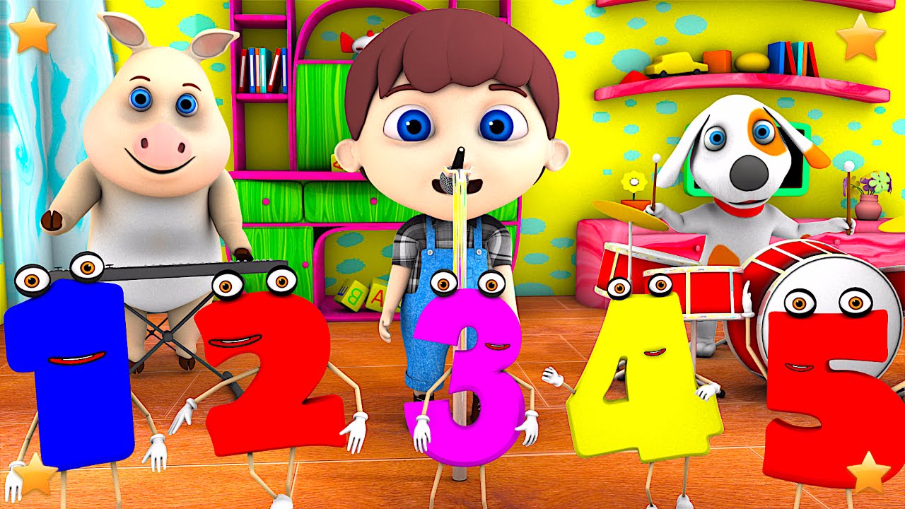 Numbers Song | Kindergarten Nursery Rhymes & Songs for Kids