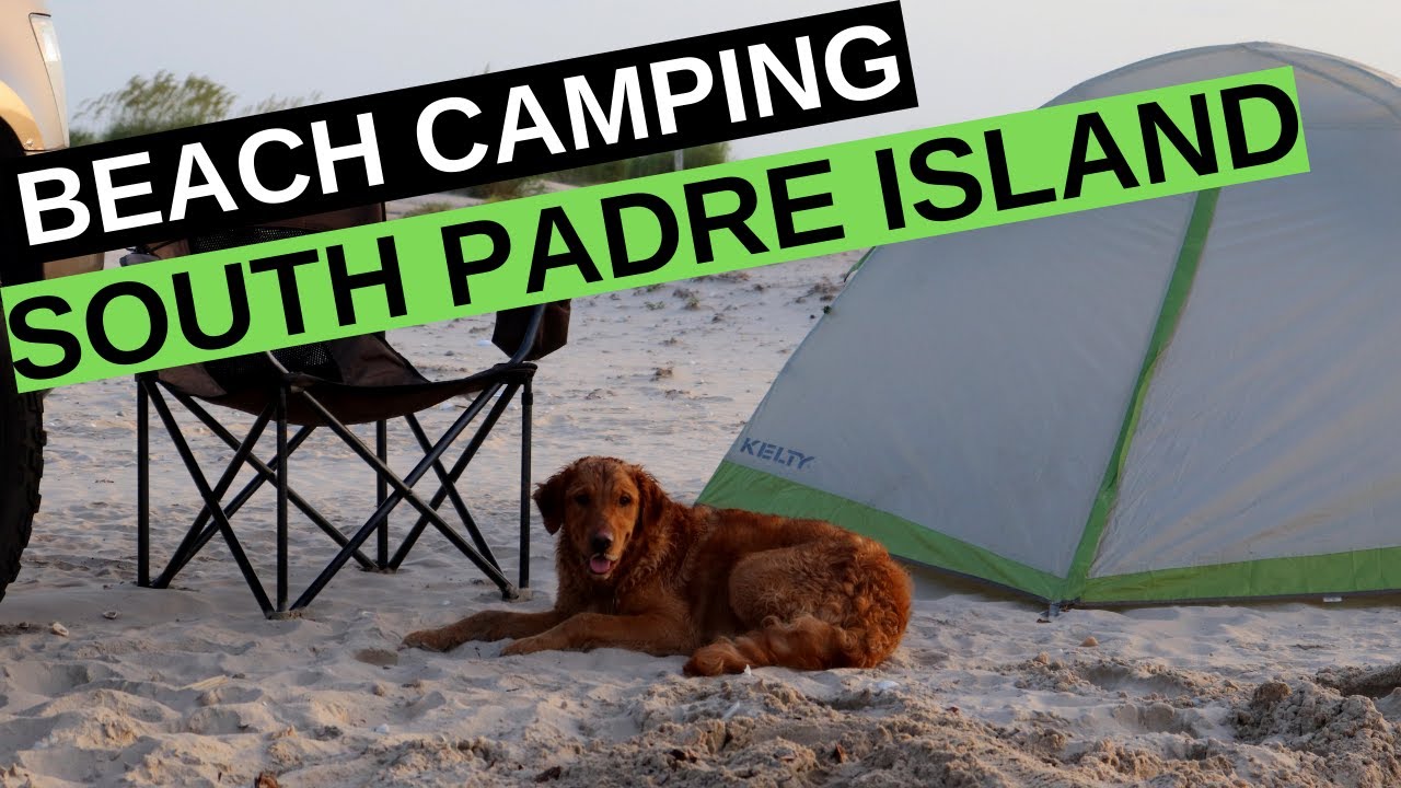 Beach Camping on South Padre Island, TX