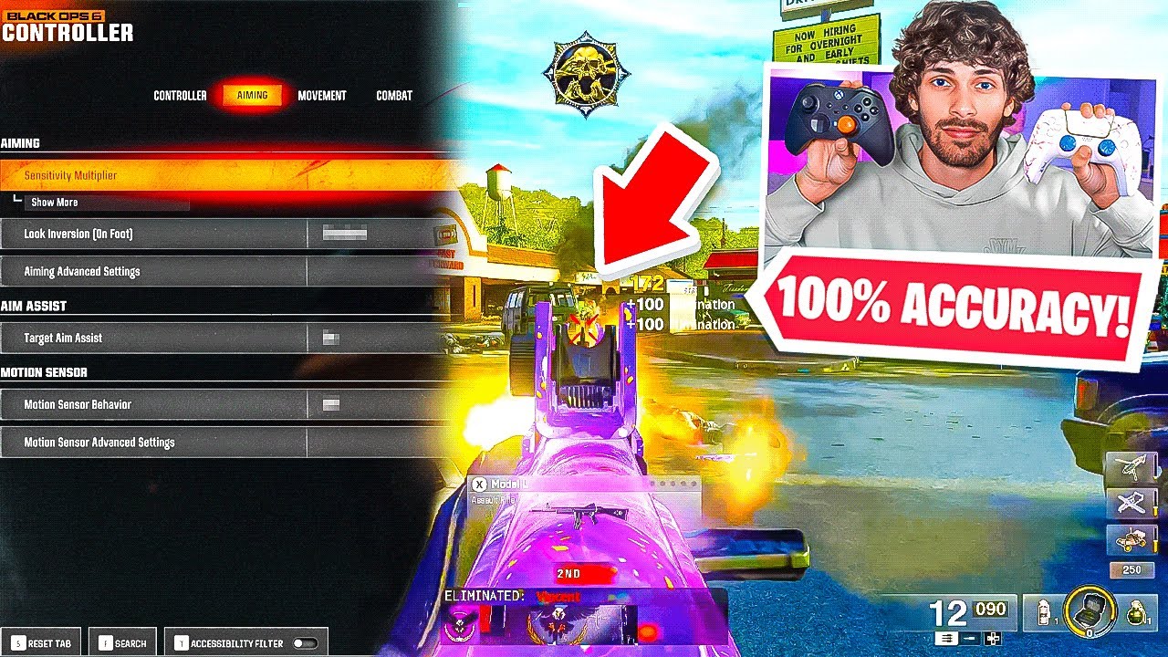 How to ABUSE AIM ASSIST + IMPROVE AIM in BLACK OPS 6! 🎮 (Best Controller Settings PS5/XBOX)