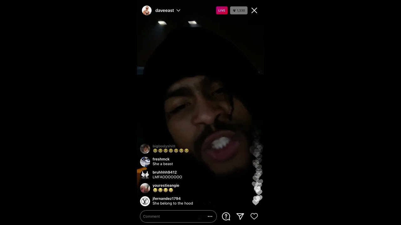 Dave East Goes on Hilarious Hygiene Rant 🤣🤣 on INSTAGRAM LIVE ‼️ (SPEAKING FACTS)