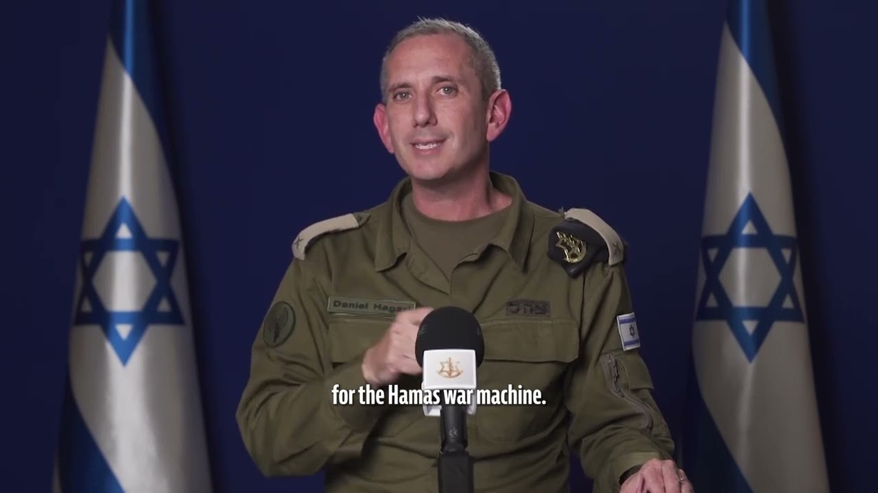 An Important Message From IDF Spokesperson, RAdm. Daniel Hagari