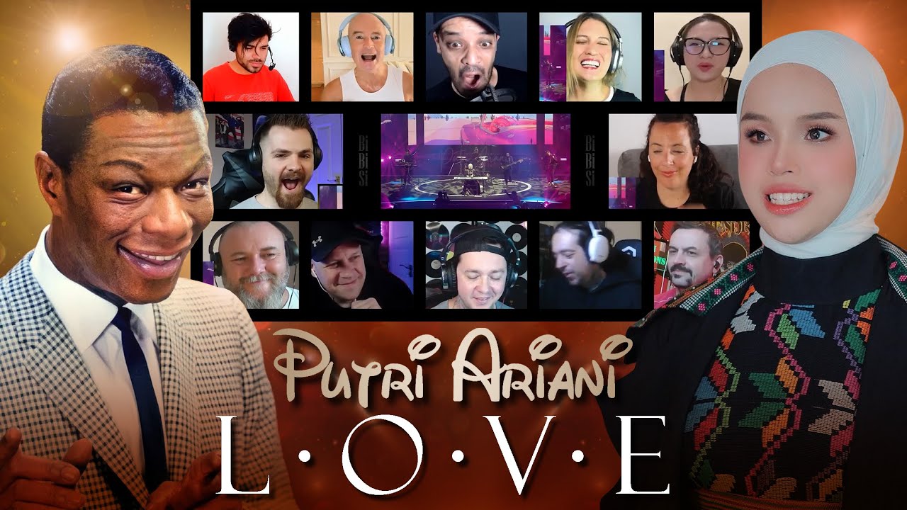 OLD SCHOOL❗💥 PUTRI ARIANI L-O-V-E (LIVE PERFORM) NAT KING COLE COVER REACTION COMPILATION