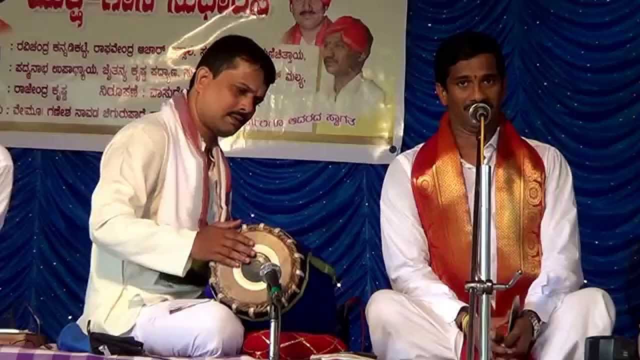 Yakshagana -- Athikaya moksha - Raga ; Charukeshi  - Kannadikatte