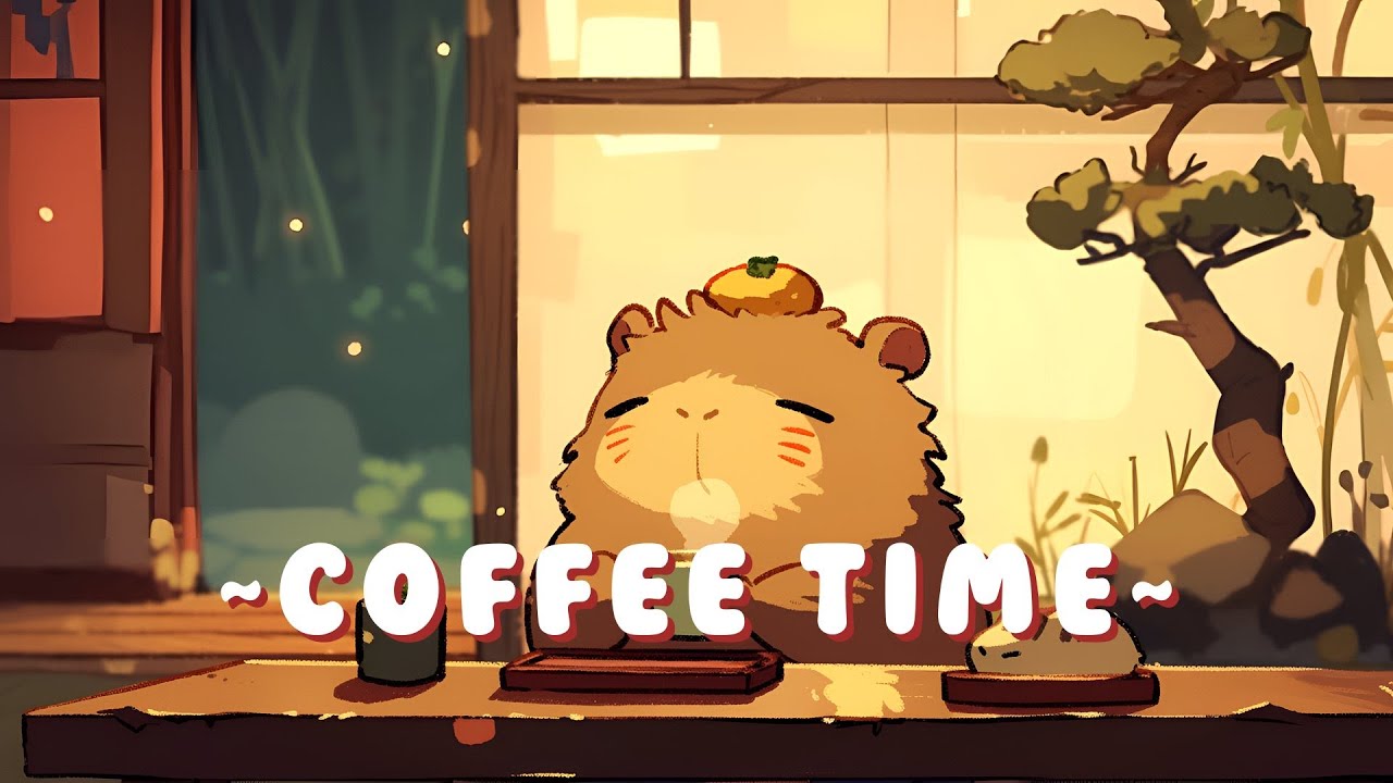 Capybara Lofi Zone - Chill Beats to Help You Relax ~ Calm Energy ~ 🦫 📝