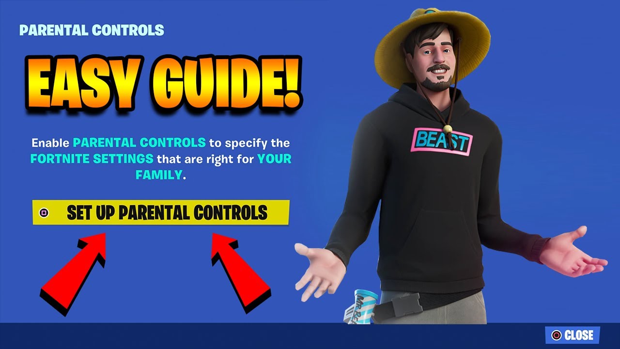 Как отключить и включить родительский контроль в Fortnite, глава 4, сезон 1! (ЛЕГКОЕ РЕШЕНИЕ)