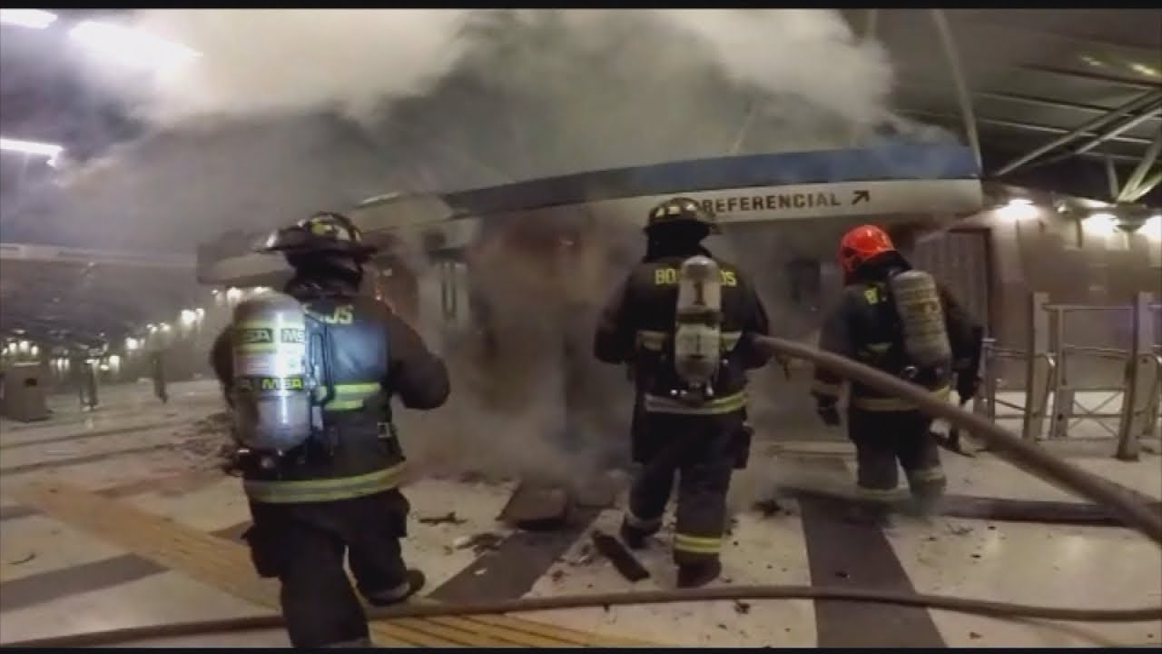 Las dudas detrás del incendio en Metro La Granja