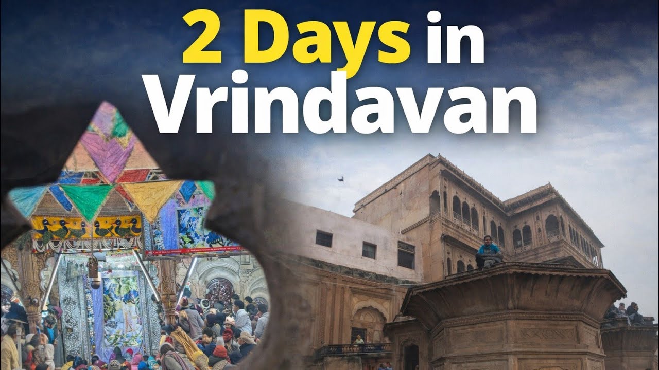 2 Days in Vrindavan ❤️ | Divine Darshan, Temples & Real Vlog |Radhavallabh ji me puja