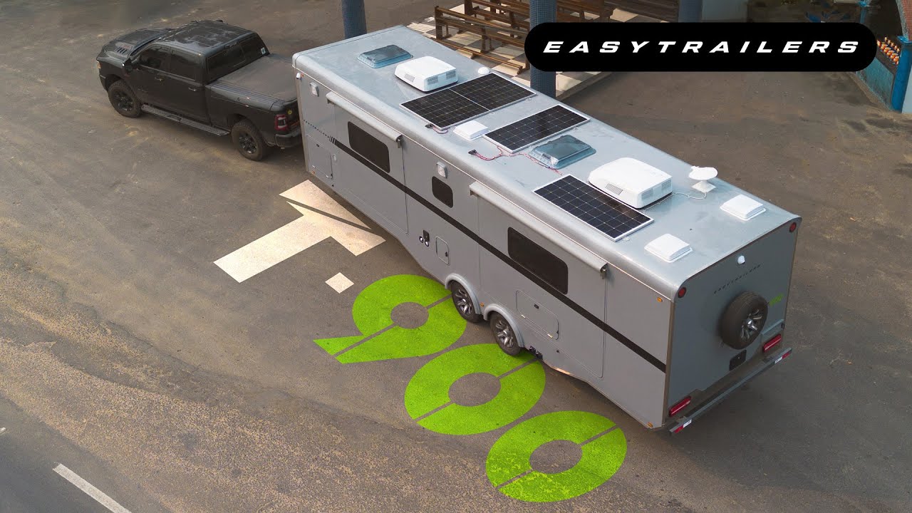 TRAILER T900 UM PROJETO ESPECIAL DE 9 METROS COM ENGATE BUMPER PULL .