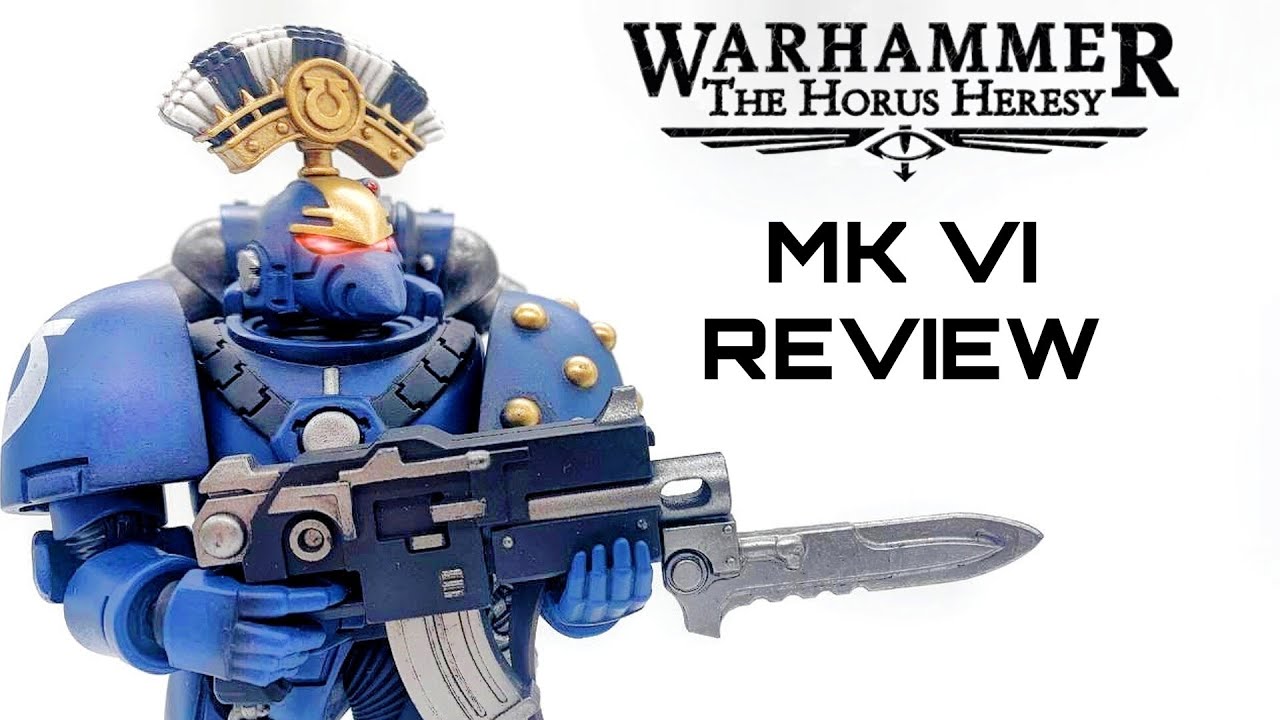Обзор тактического сержанта Mk-VI Ультрамаринов от Joytoy по вселенной Warhammer: Ересь Хоруса