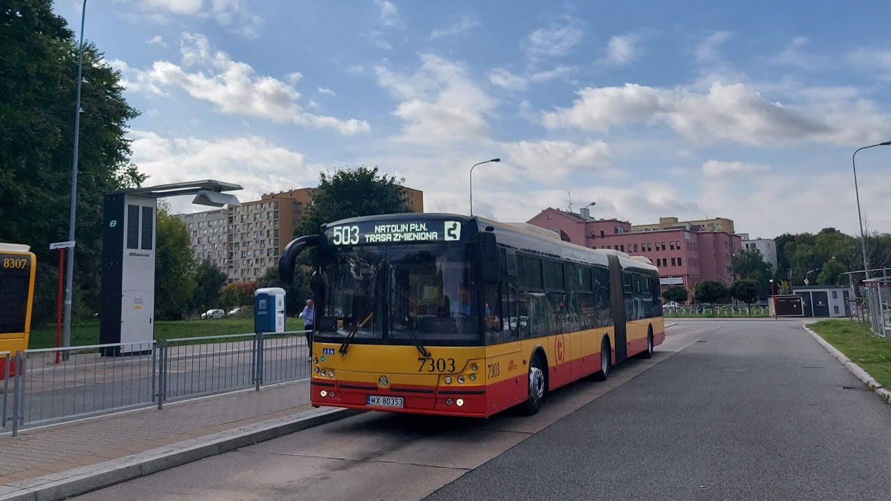 Solbus SM18 LNG #7303 [🚍503] MZA Warszawa