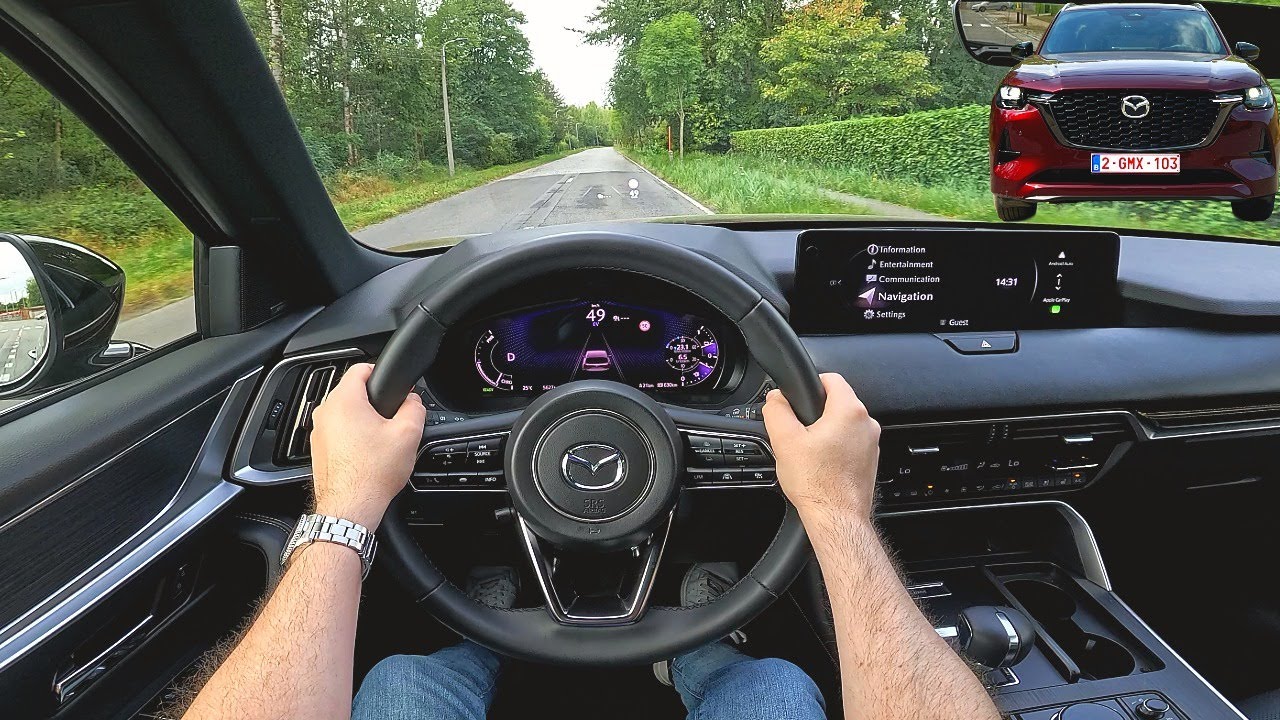 Mazda CX-80 2026 POV Test Drive | PHEV 327 hp Homura Plus