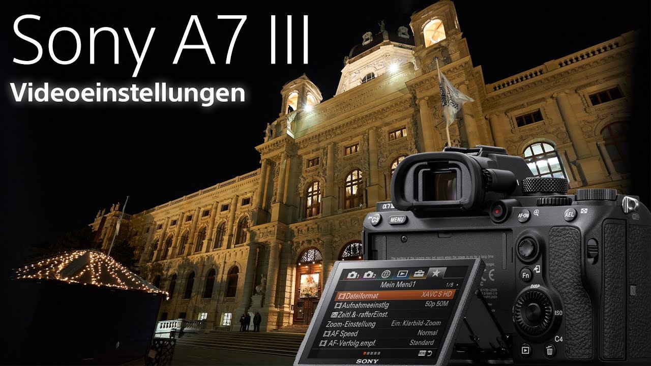 Sony A7 III - Einstellungen für Video