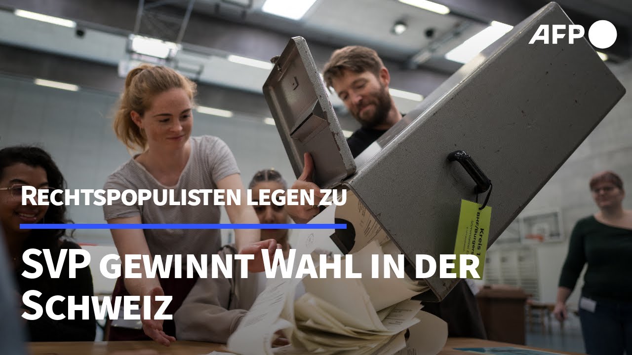 Wahl in der Schweiz: Rechtspopulistische Volkspartei gewinnt klar | AFP