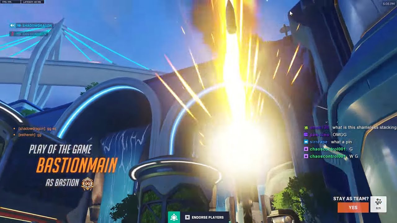 POTG! 20 тыс. урона! TheBasti0nMain БАСТИОН БОГ OVERWATCH 2 ГЕЙМПЛЕЙ 19 СЕЗОН ТОП-500