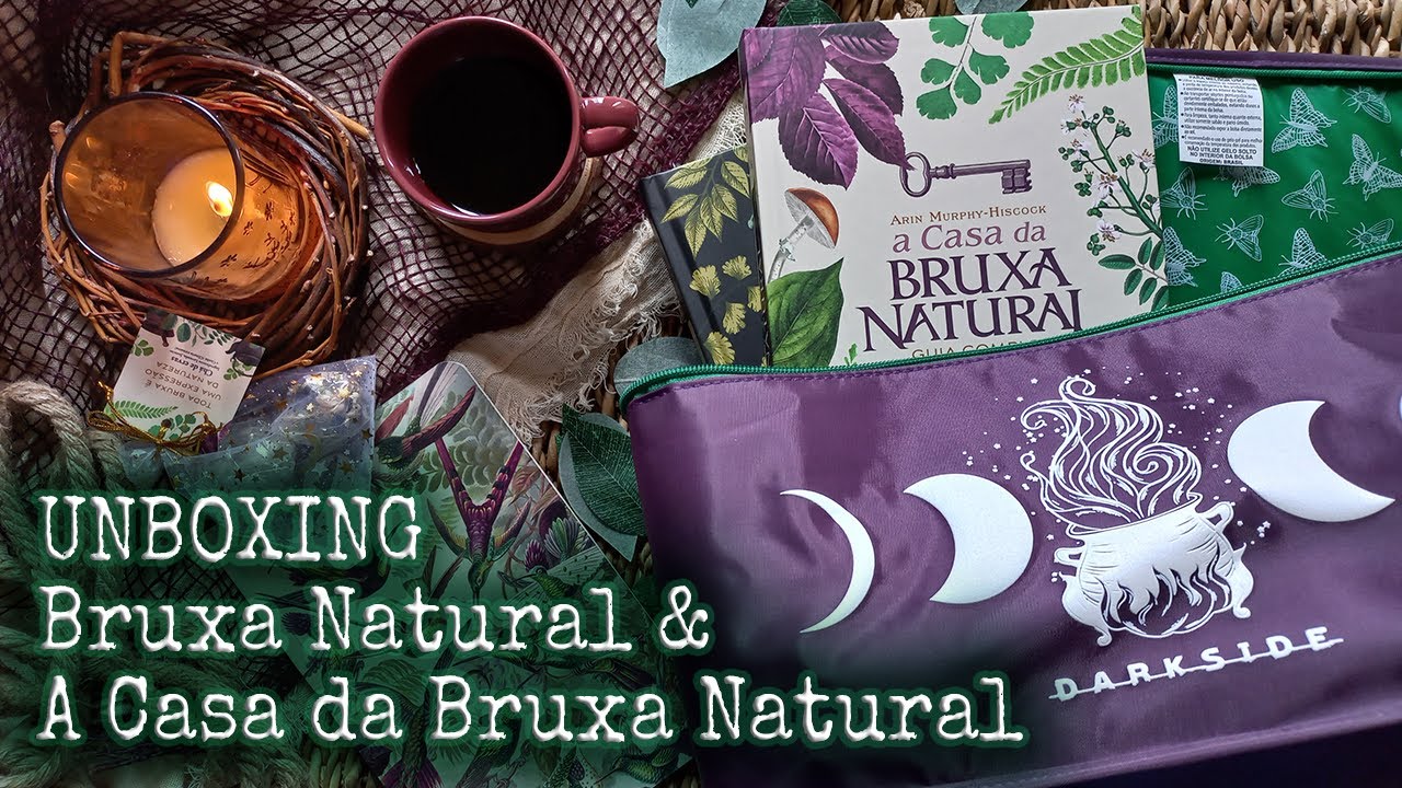 Unboxing A Casa da Bruxa Natural & Bruxa Natural + DarkBag da DarkSide Books