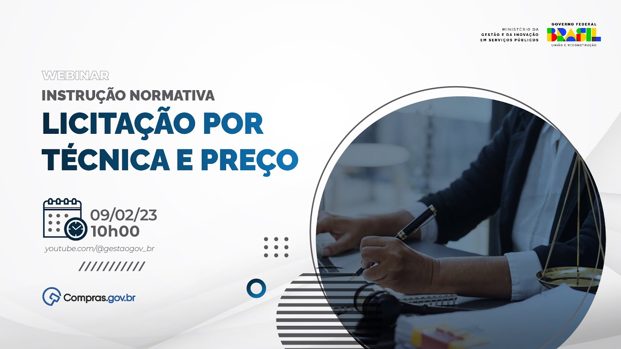 INSTRUÇÃO NORMATIVA SOBRE LICITAÇÃO PELO CRITÉRIO DE JULGAMENTO POR TÉCNICA E PREÇO