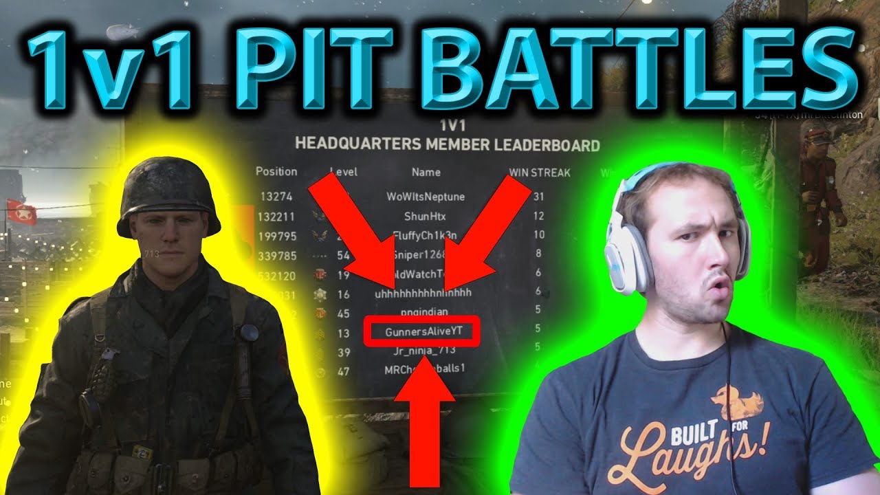 BEST 1v1 PIT BATTLES PLAYER!! UNDEFEATED 5-0!! | COW WWII | GUNNERS ALIVE