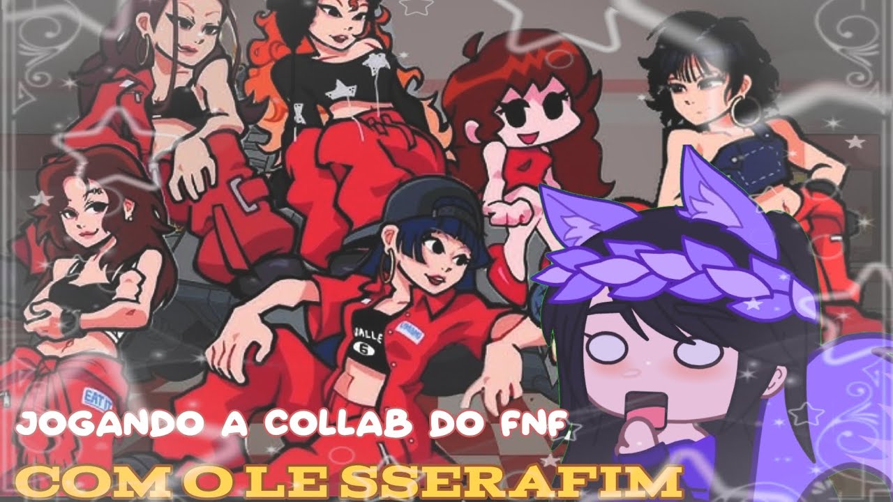 JOGANDO A COLLAB DO FNF COM O LE SSERAFIM (foi difícil) 