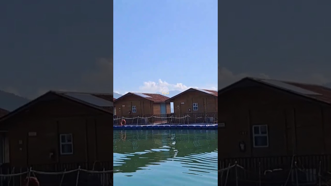 floating huts tehri lake । tehri dam tehri uttarakhand hotel le roi floating huts 