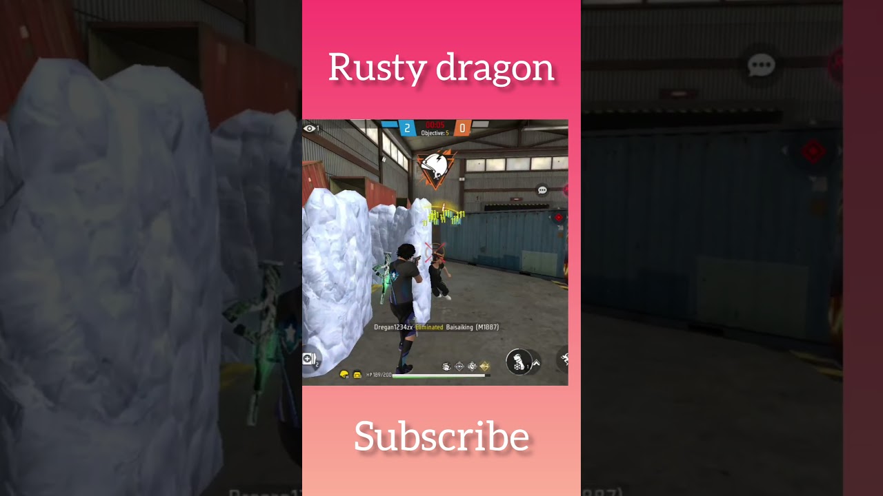 Rusty dragon lone wolf practice 🥵🔥 #freefire #shortfeed #rustydragon #trendingshorts