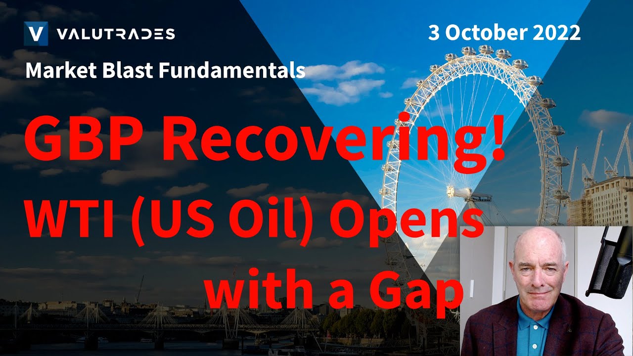 GBP Recovering. USD Strength Continues. WTI Opens with a Gap.
