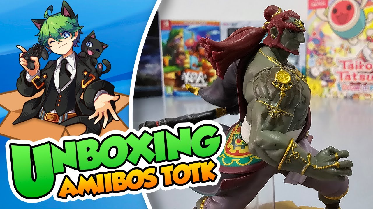 Así son los AMIIBO de ZELDA y GANONDORF de TEARS OF THE KINGDOM - Unboxing amiibo -  DSimphony