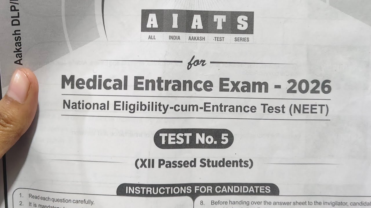 Aakash Aiats 5 review #neet#neet2026