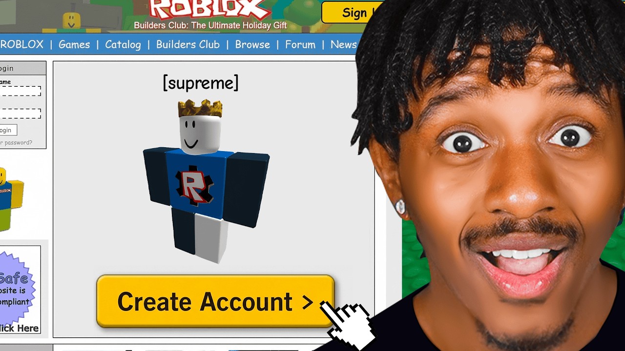 MAKING A 2007 ROBLOX ACCOUNT