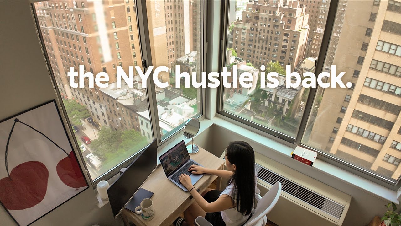 LIVING IN NYC | a realistic week in my life with a new 9-5 and going to MBA school!