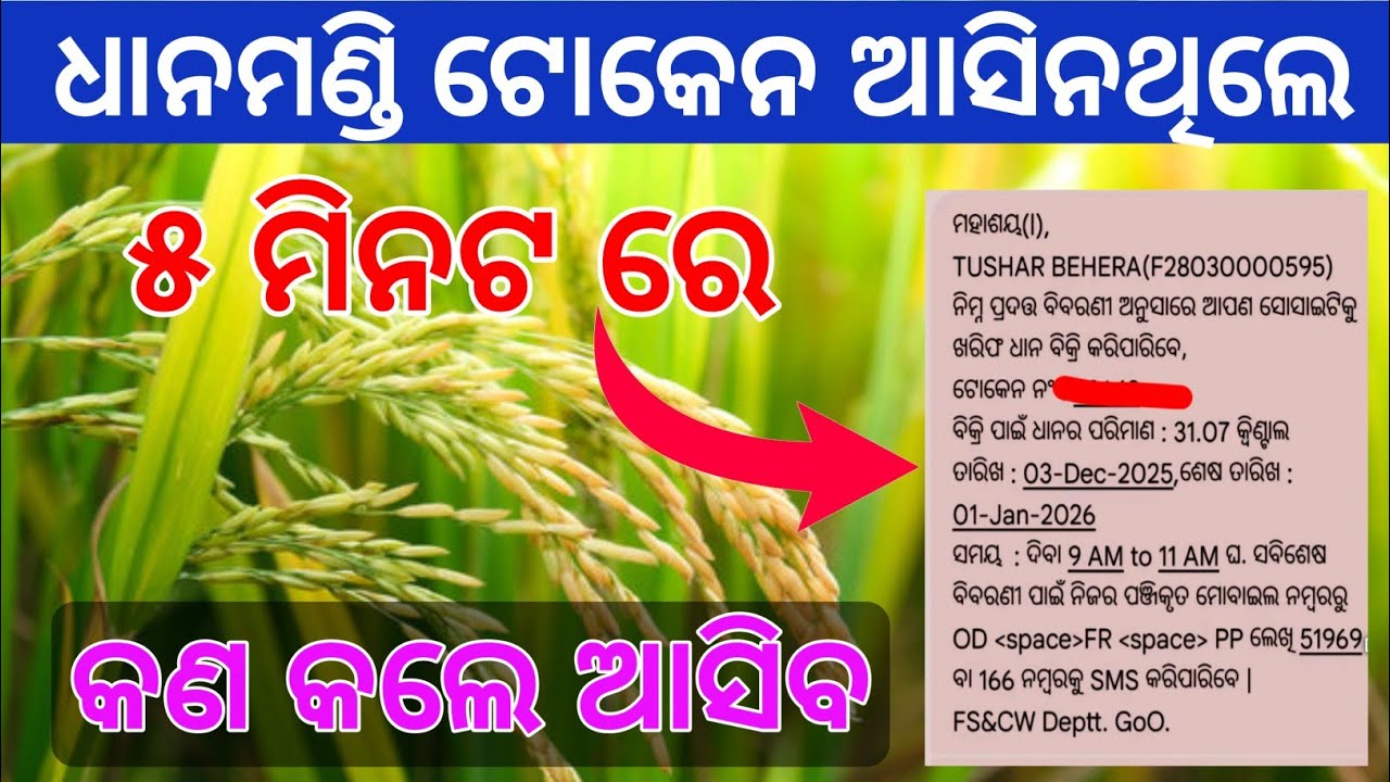 Dhana Mandi Token New List 2025 // Dhana Mandi Token Check 2025 // How To Check Dhana Mandi Token 