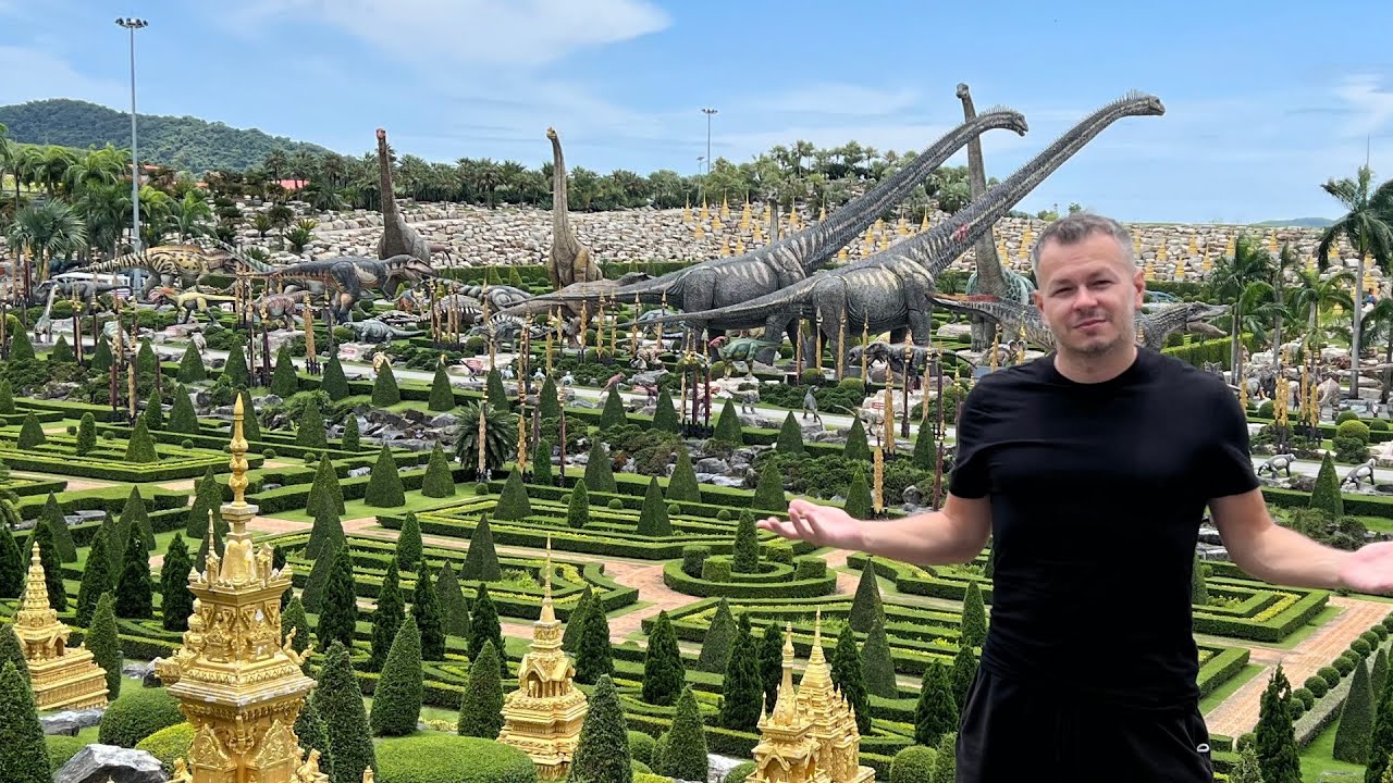 Najväčšie dinosaury na svete v životnej veľkosti | Pattaya, Thajsko