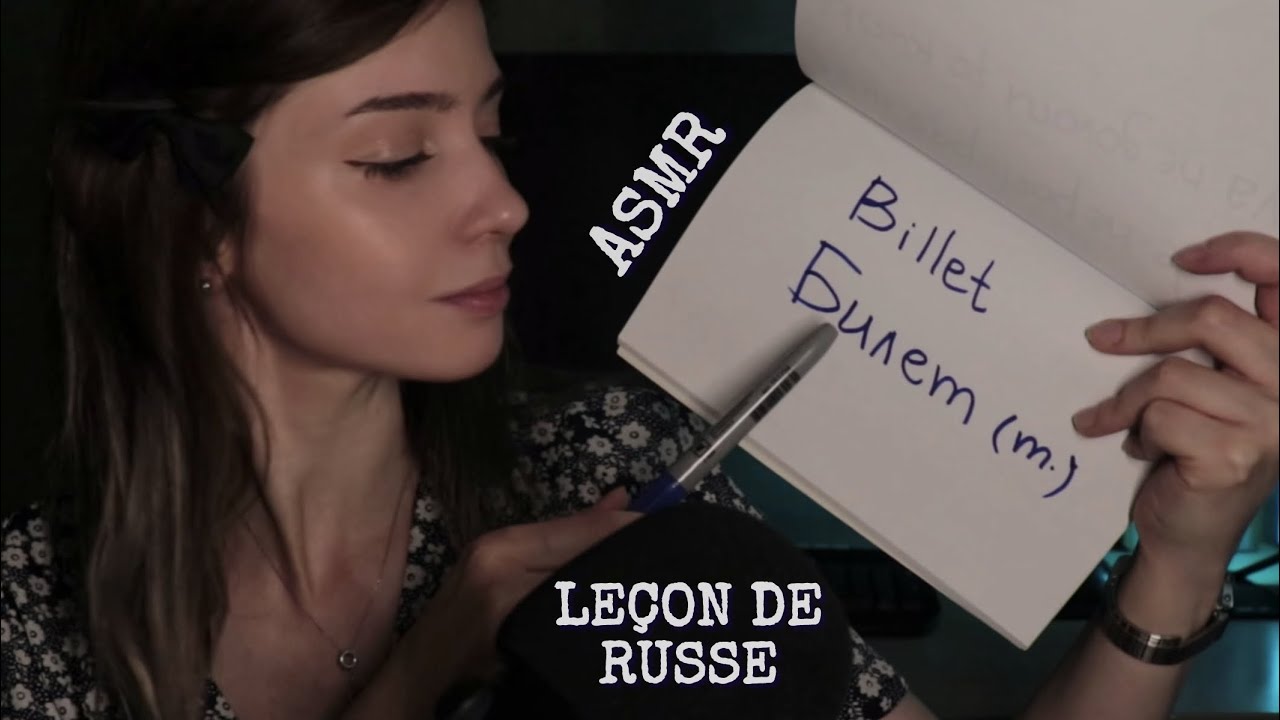 Leçon de russe en ASMR [Voyage à Moscou]