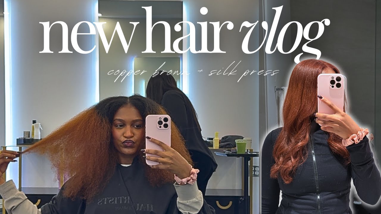 ⭐ Silk Press + Copper Brown à 400$ : catastrophe ou transformation ?