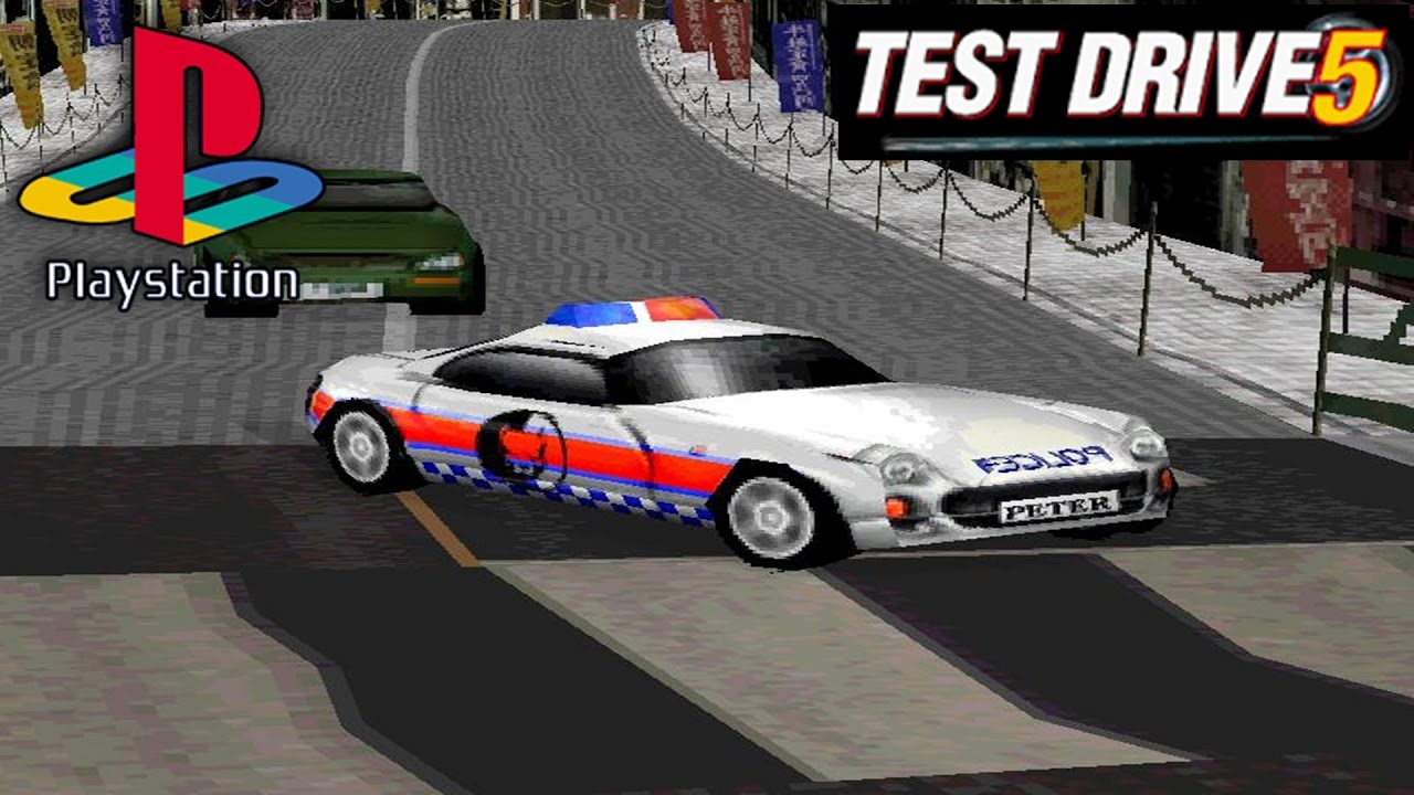 Test Drive 5 (PS1) - Police TVR Cerbera