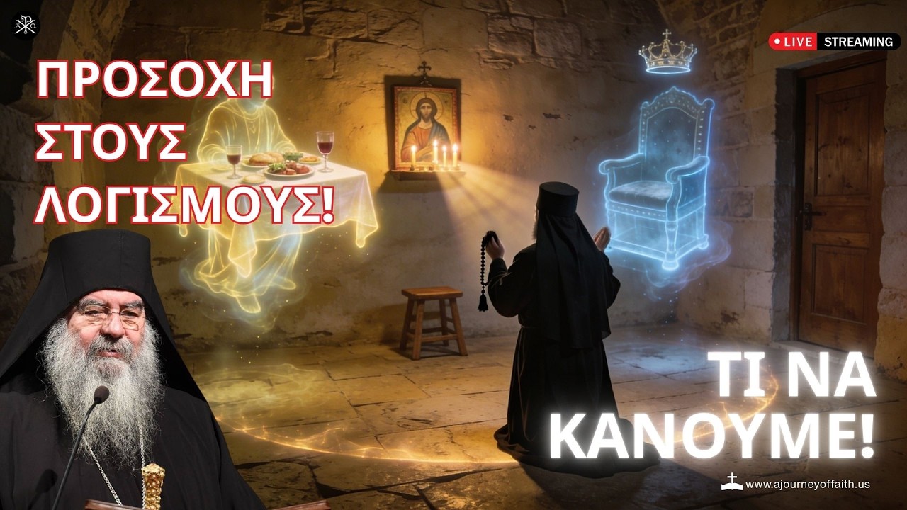 🙏✨Προσοχή στους λογισμούς! Τί να κάνουμε!  - Μητροπολίτης Λεμεσού Αθανάσιος 📿💫
