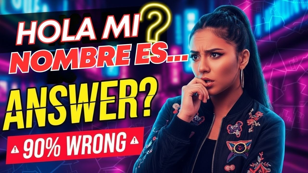 Soy, Eres, Es...Stop Guessing! Learn Spanish Fast