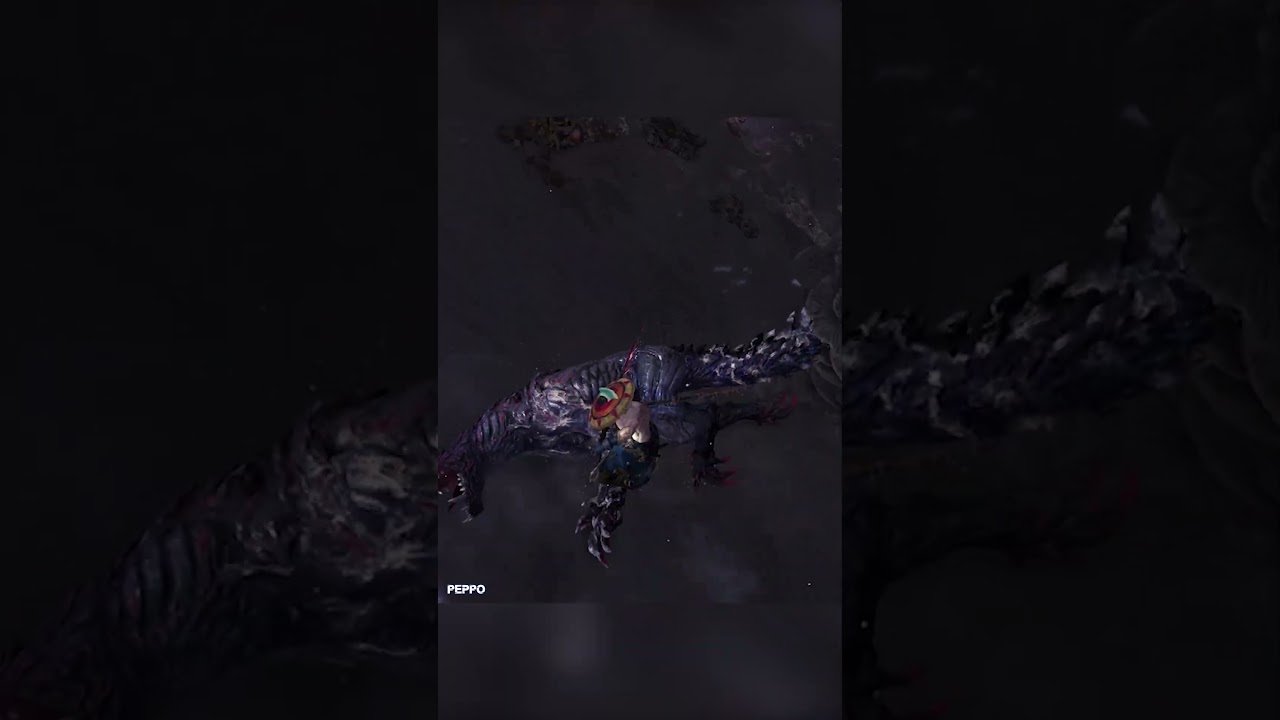 Double part break on Ebony Odogaron 🔪#MonsterHunter #モンハン