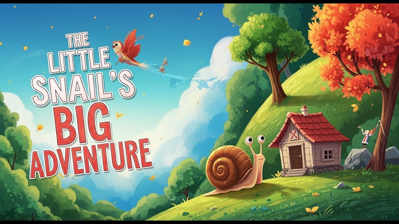 Cartoon “The Little Snail’s Big Adventure  ✨@ChuChuTV @Disney @videogyanshows@disneykids