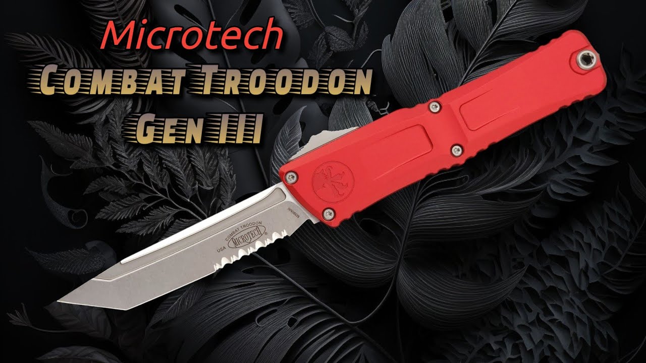 NEW OTF Auto Model: Microtech Combat Troodon Gen III Tanto!