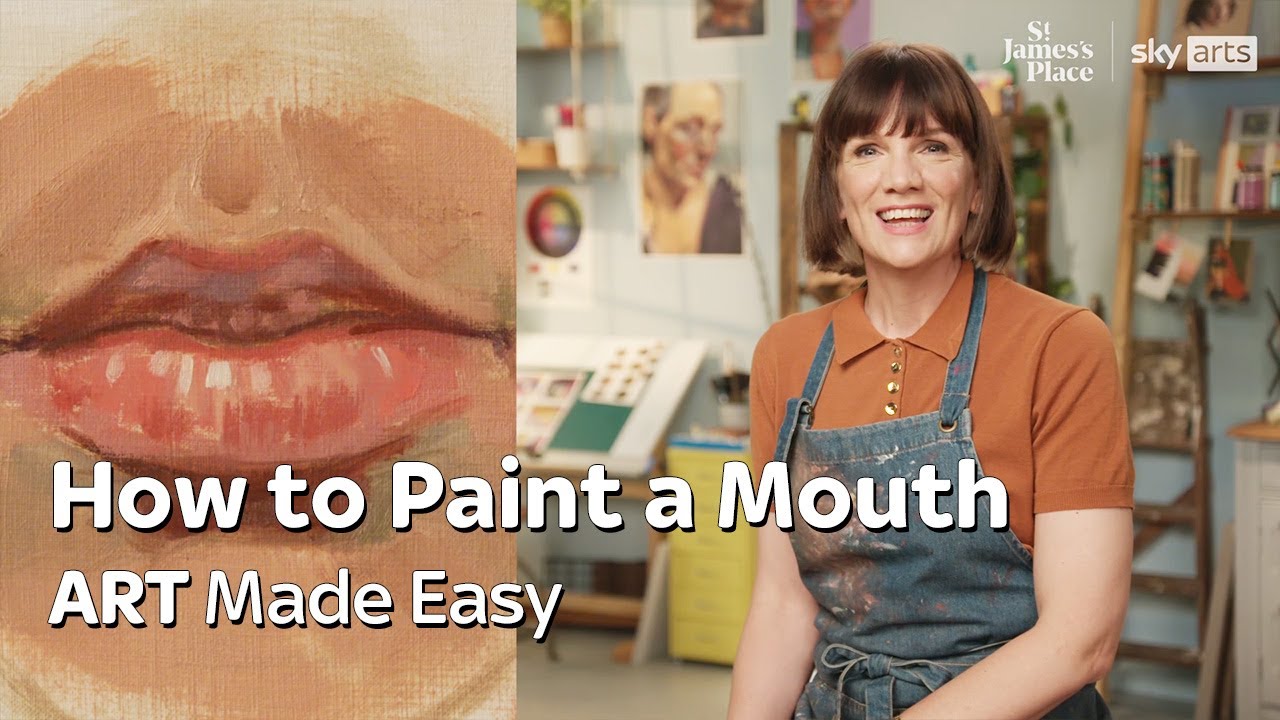 How To Paint A Mouth | SJP x Sky Arts present Art Made Easy