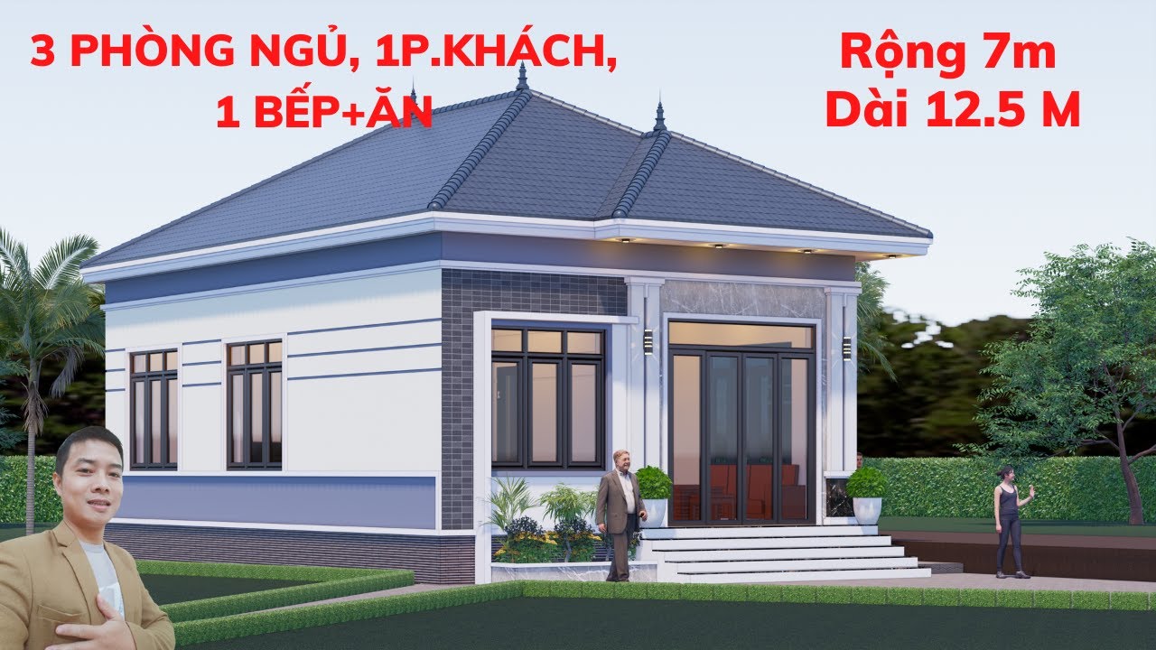 Nhà Cấp 4 mai Nhật 3 Phòng Ngủ Lý Tưởng Giành Cho Người Có Thu Nhập Thấp, rộng 7m| Nhà Đẹp Bách Hợp