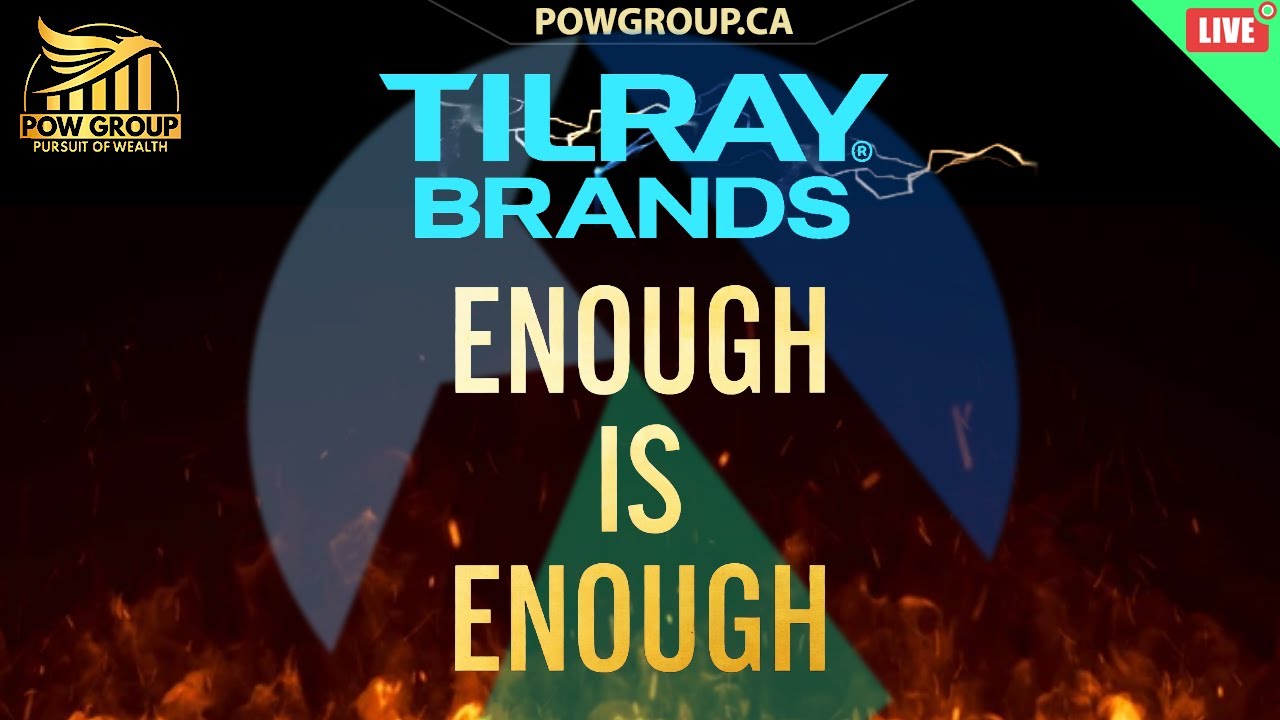 [LIVE] Tilray Brands: Enough is Enough... We Need Change NOW