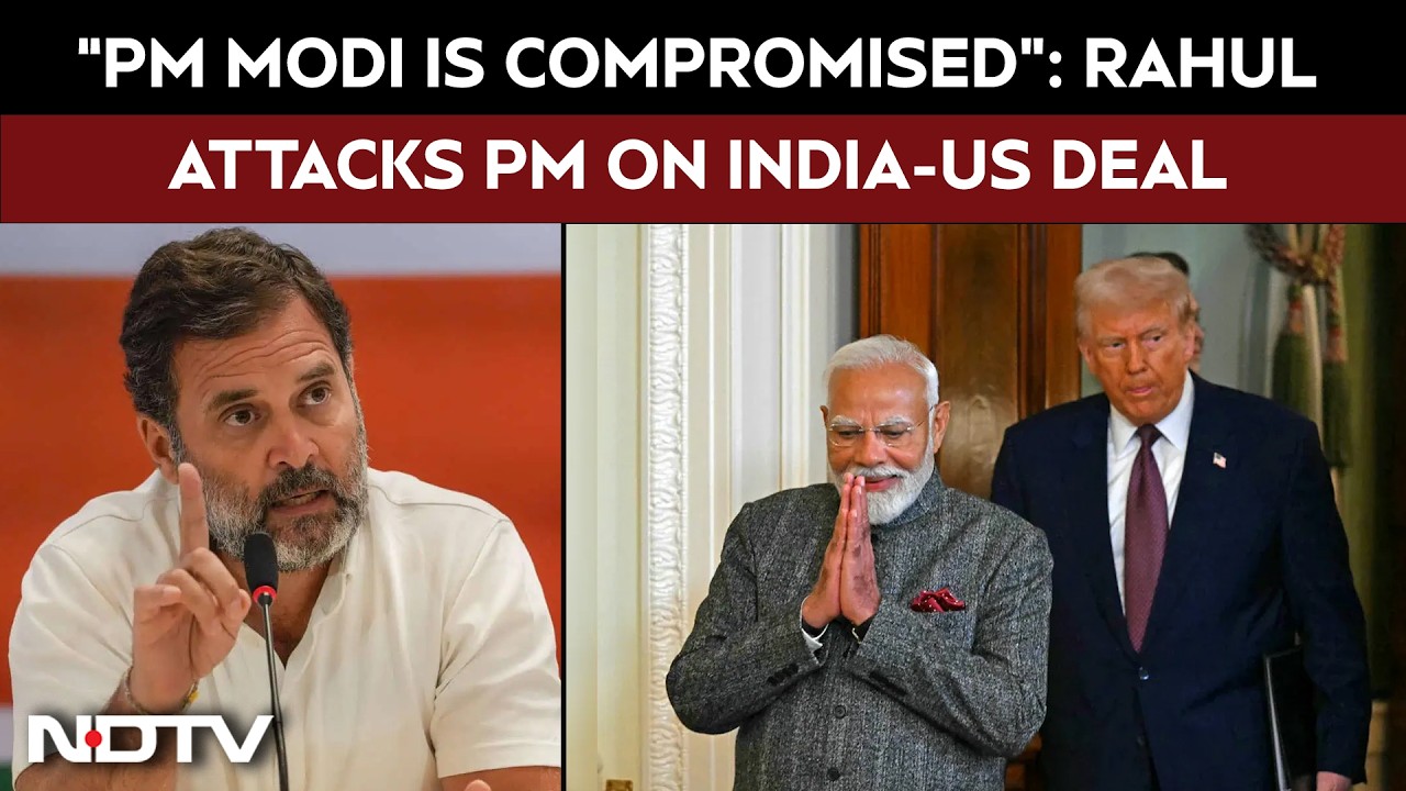 US India Tariffs | Rahul Gandhi Says PM Modi Is 